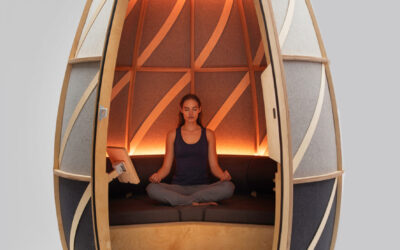 OpenSeed and Fuseproject launch the Iris Meditation Pod: A Multisensory space for workplace wellness